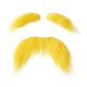 Halloween simulation beard goose yellow eyebrows beard suit masquerade role playing props