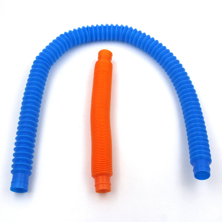 Korean New Colorful Stretch Plastic Pipe Telescopic Bellows Vent Toy display picture 6