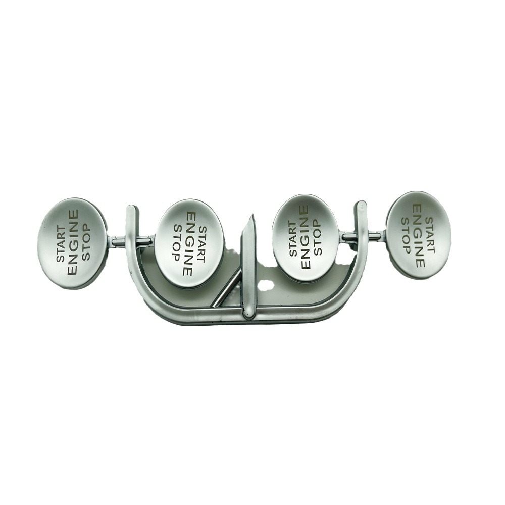 电镀加工  电镀汽车启停键透光 珍珠铬+镭雕LOGO  汽车配件电镀加