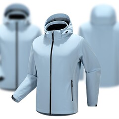 鸟家同款轻量化冲锋衣防风防水户外潮流登山服热封压胶软壳衣外套