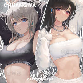 外贸个性少女汽车贴纸摩托车贴笔记本电脑平板装饰贴画车身划痕贴