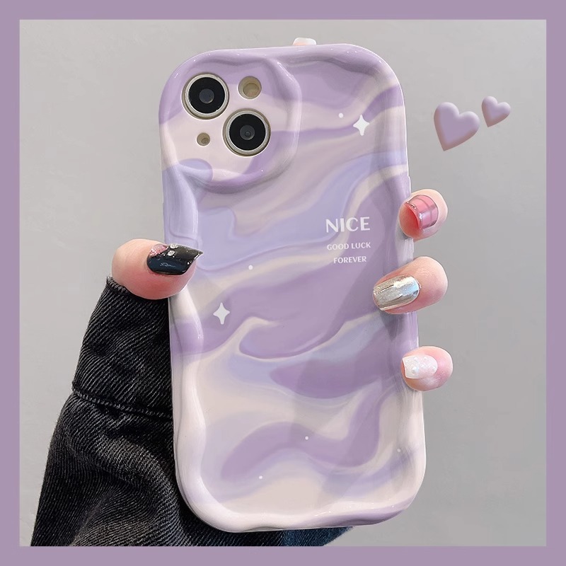 パープル落書き Huawei 社 P70 携帯電話ケース NOVA12 クリーム MATE60 かわいい MAGIC7 Honor X60|undefined