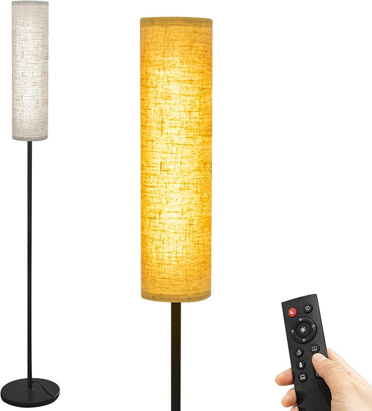 アマゾン国境を越えた電気商は布カバーledフロアランプのリモコンで調光できる2色温度タッチ知能を提供している|undefined