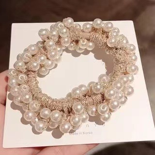 Mori chica fresca hecha a mano con cuentas de perlas diadema estilo coreano Internet celebridad personalizada banda de pelo pulsera de doble uso diadema al por mayor