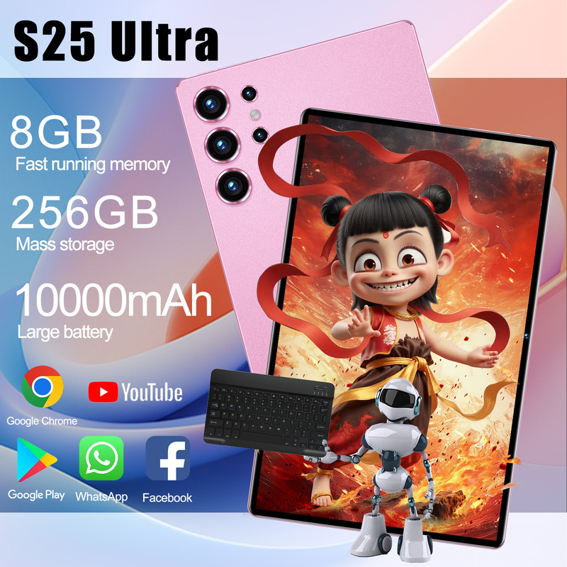 S25 Ultra Tablet 5g Card Full Network Communication Independent App Download Video Call Google Store Music