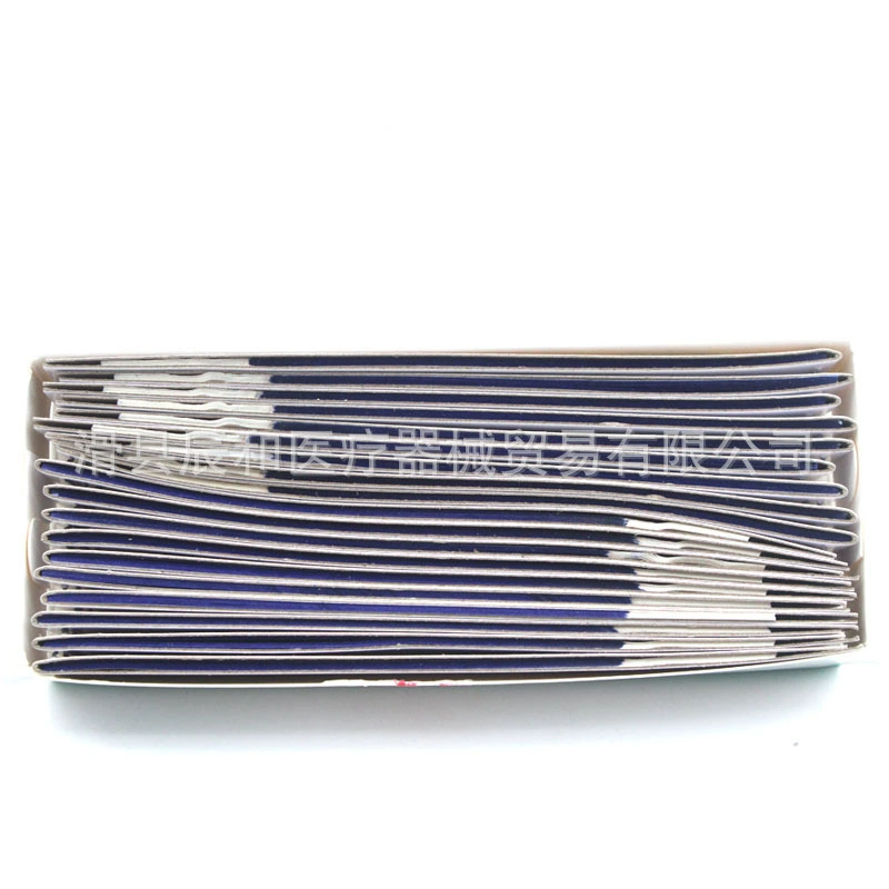 Шанхайская вторая медицинская красная и синяя Стоматологическая окклюзионная бумага Стоматологические стоматологические материалы Бумага для измерения пространства для зубов