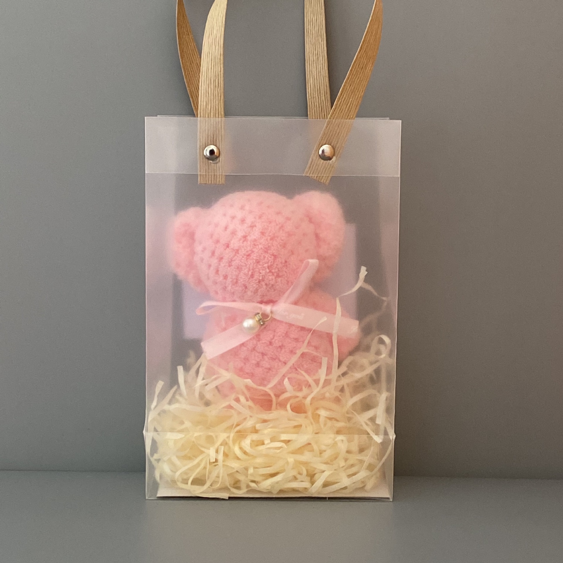 Pink Bear+PVC+Lafite Cao