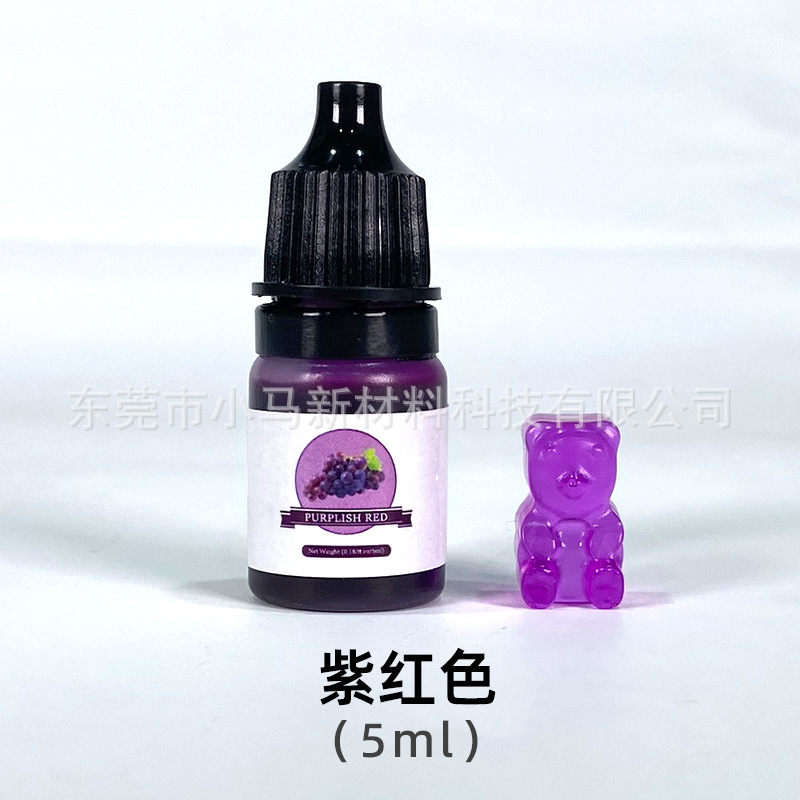 クロスボーダー UV 接着剤クリスタル接着剤 24 色 5 ミリリットルカラー手作り DIY 油性カラー顔料 ab 接着剤液体顔料|undefined