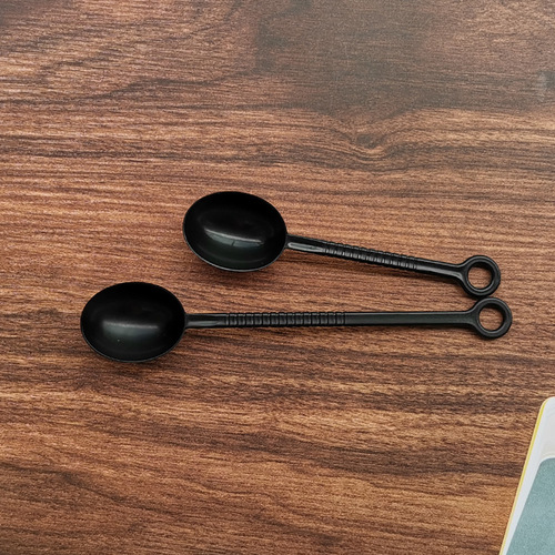 Coffee bean spoon household fruit powder spoon milk tea shop supplies 10g quantitative seasoning spoon coffee bean measuring spoon can be customized with LOGO