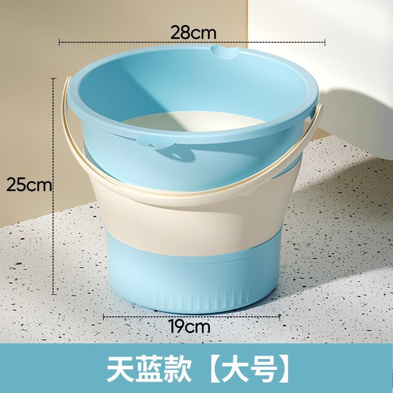 便携可折叠水桶钓鱼桶学生宿舍洗漱车载收纳户外手提折叠|undefined