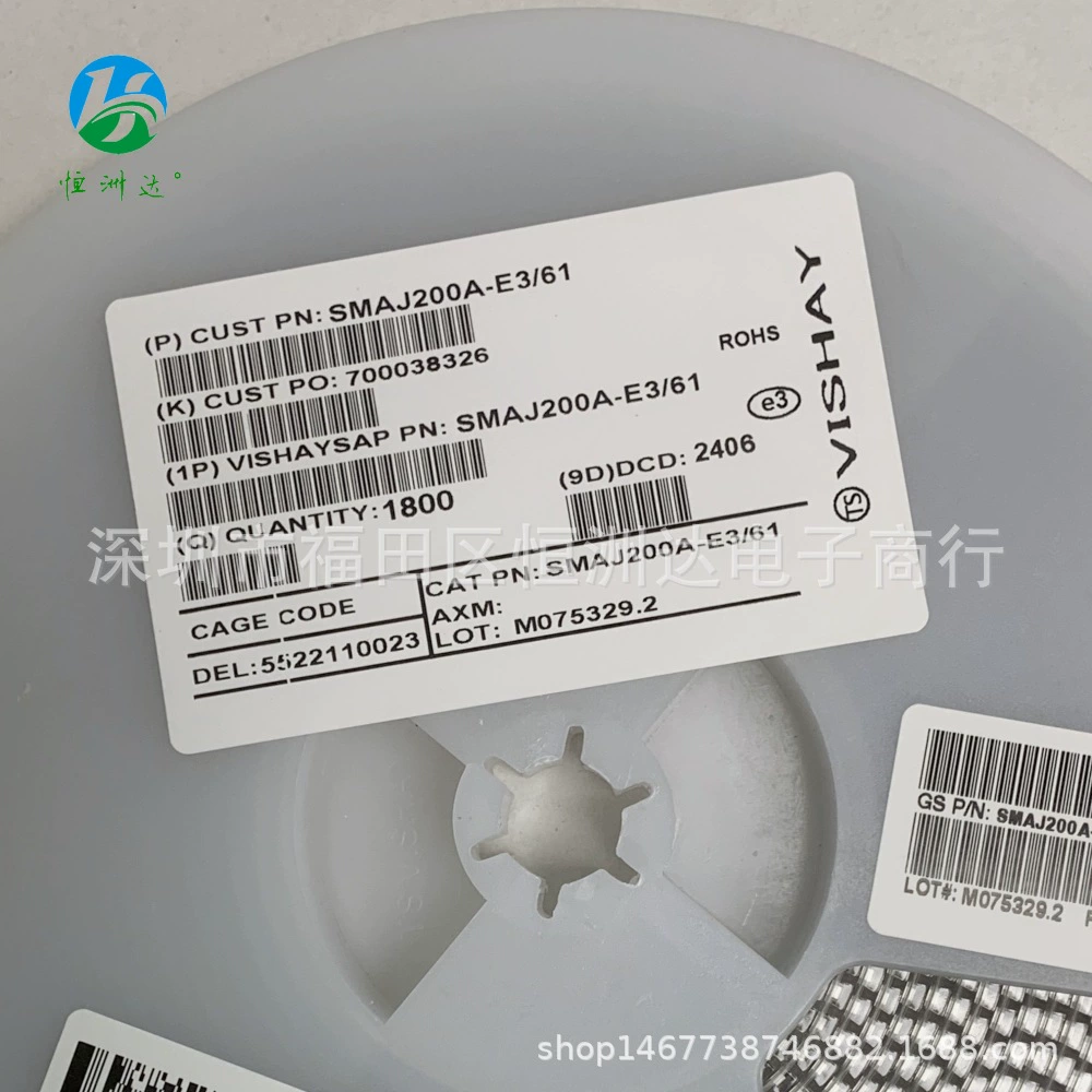 TVS переходный диод SMAJ200A/CA SMAJ200A-E3/61