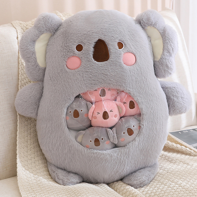 Muñecas de dibujos animados transfronterizos una gran bolsa de muñecas de bocadillos almohada lindo juguete de peluche almohada de oficina al por mayor