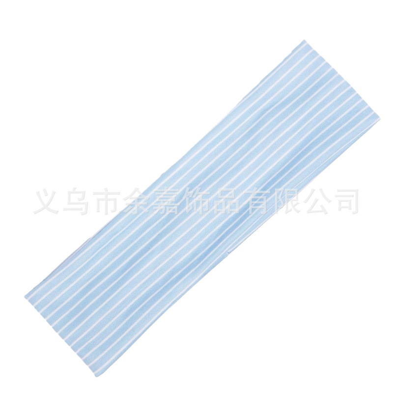 欧美瑜伽弹力头带运动健身跑步吸汗束发带韩版素色头饰头巾发箍|undefined