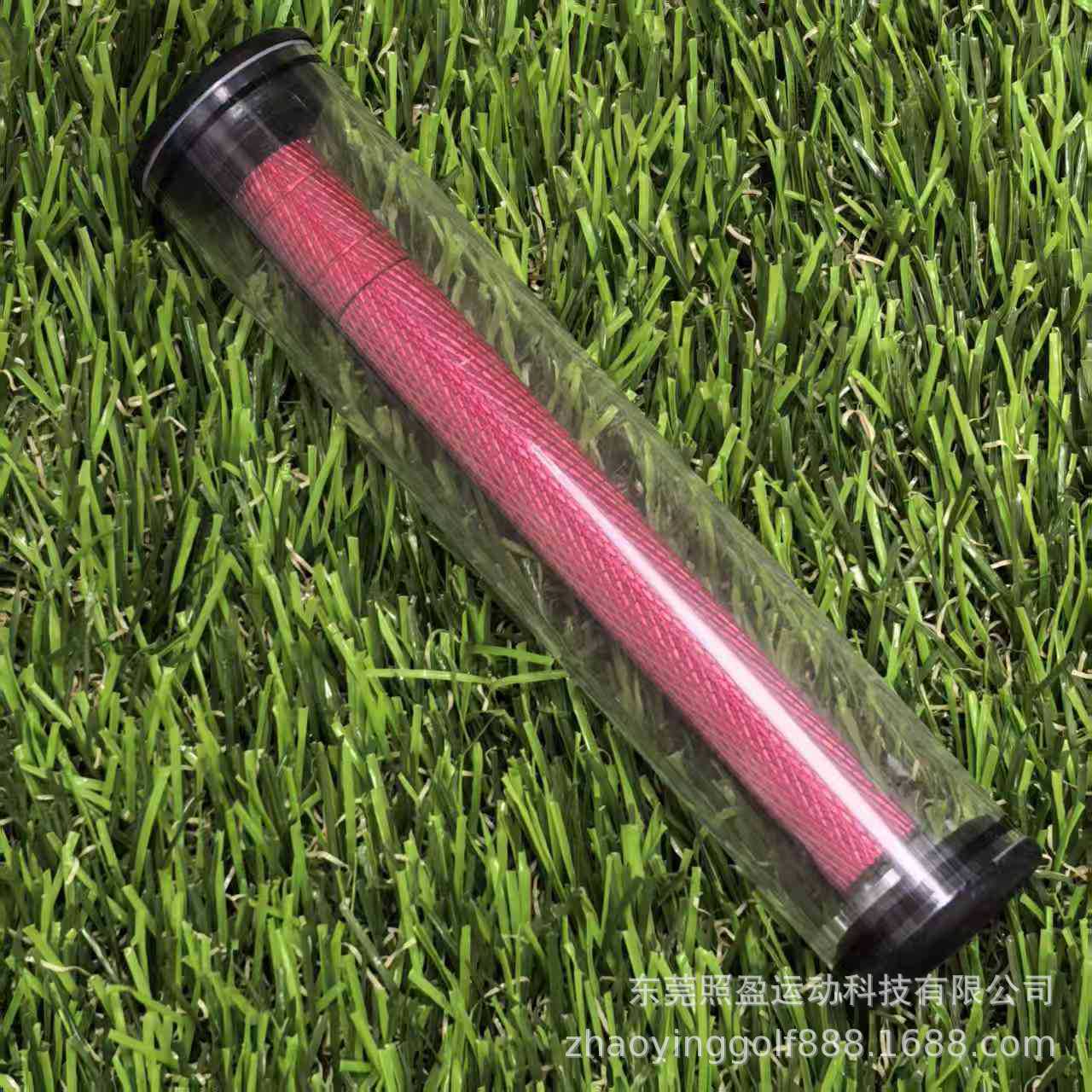 빨간색 + 투명 튜브 포장