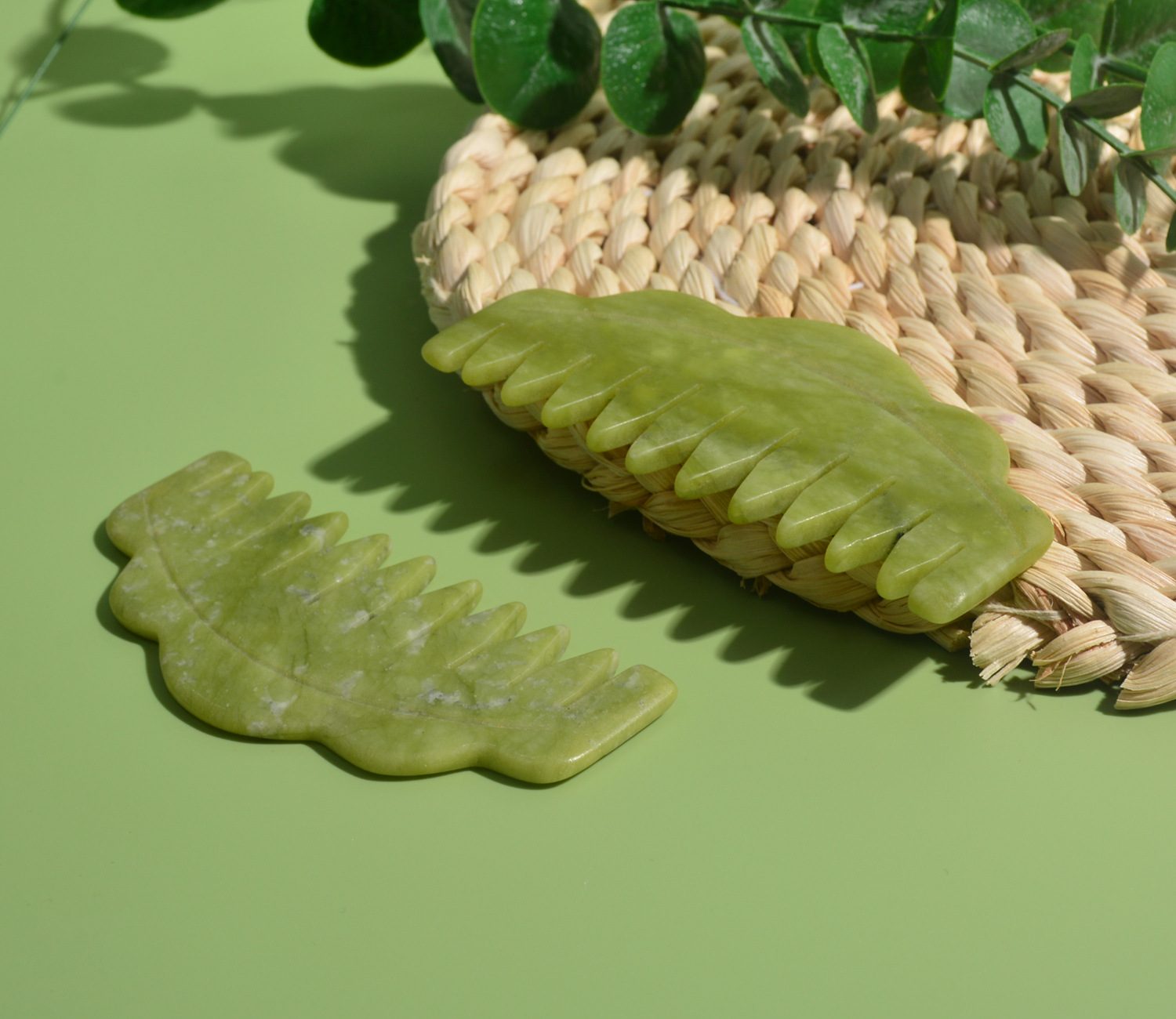 Imagen 8 del peine de jade del fénix verde