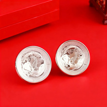 中式合金碗筷梳子工艺品抓周装饰金属配件高级感摆件礼物室内办公