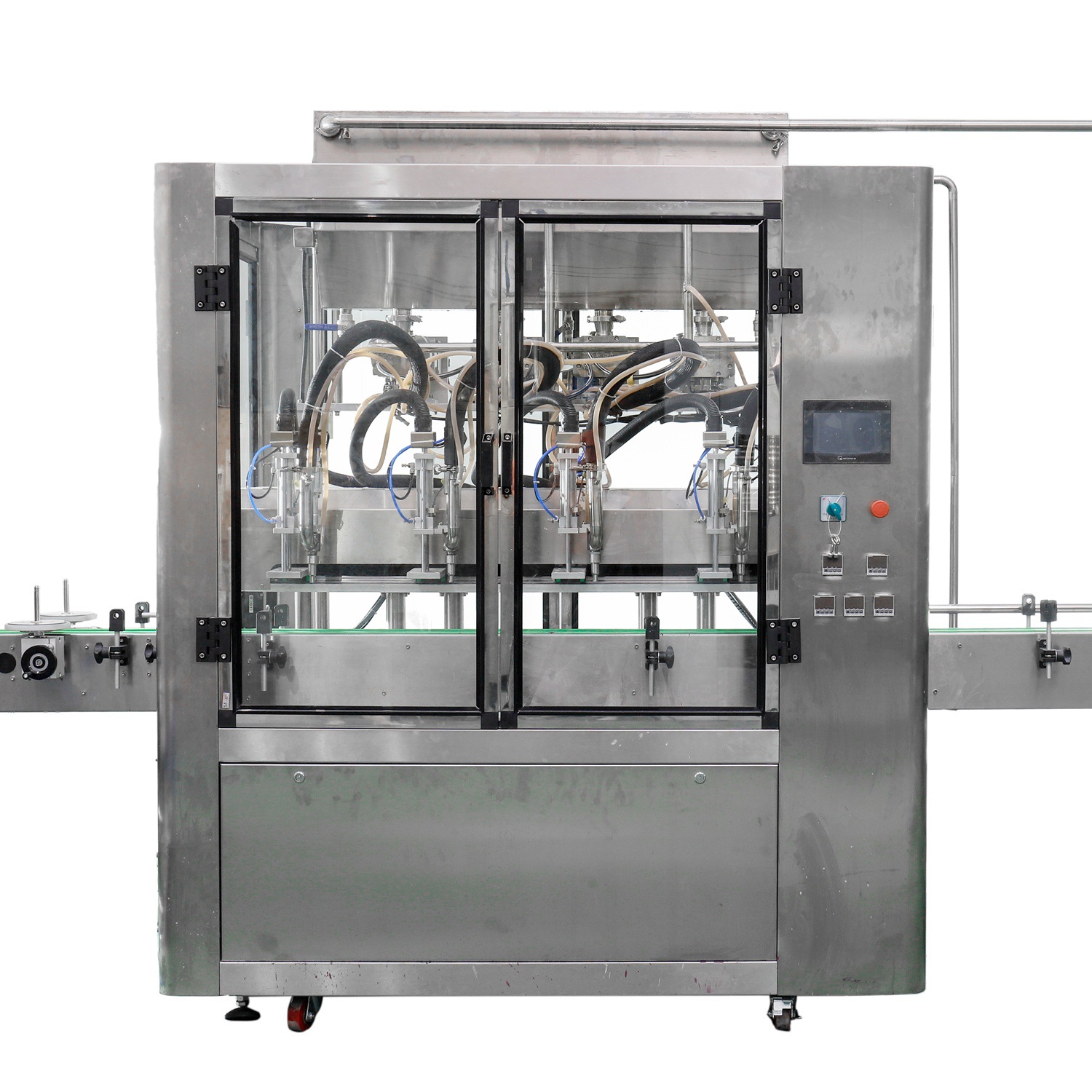 跟踪式灌装机，用于洗衣液，洗手液，洗洁精，酸奶等等灌装，