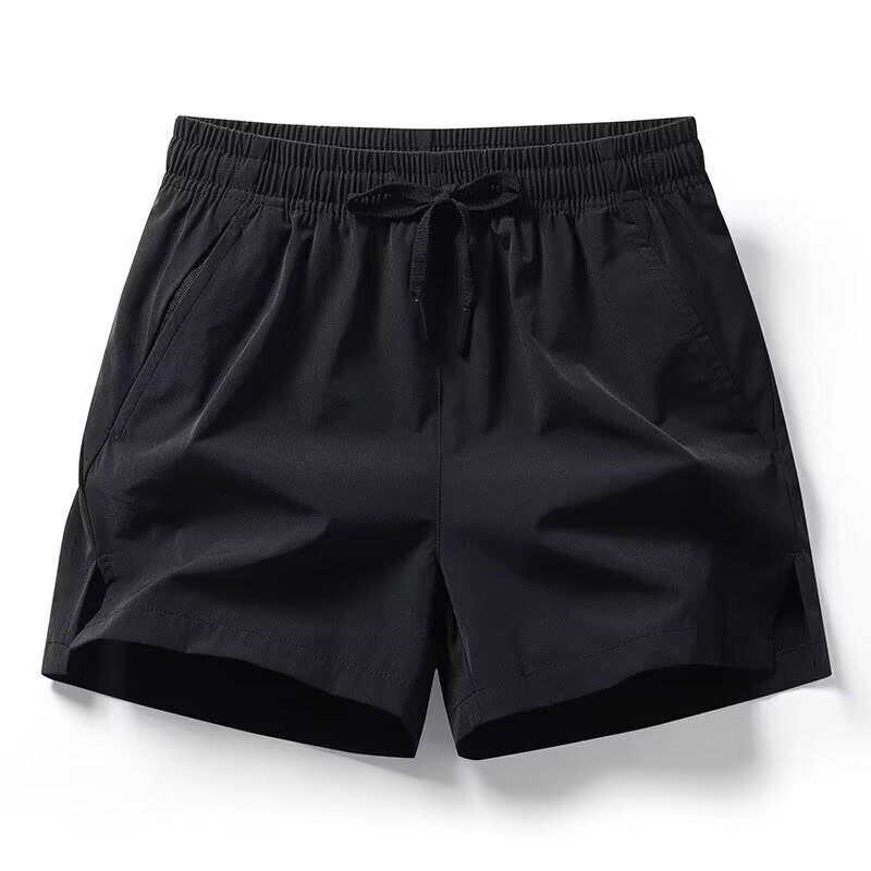 Men's American-style Thin Ice Silk Sports Casual Shorts Summer Outdoor Quick-drying Training Running Three-point Beach Shorts