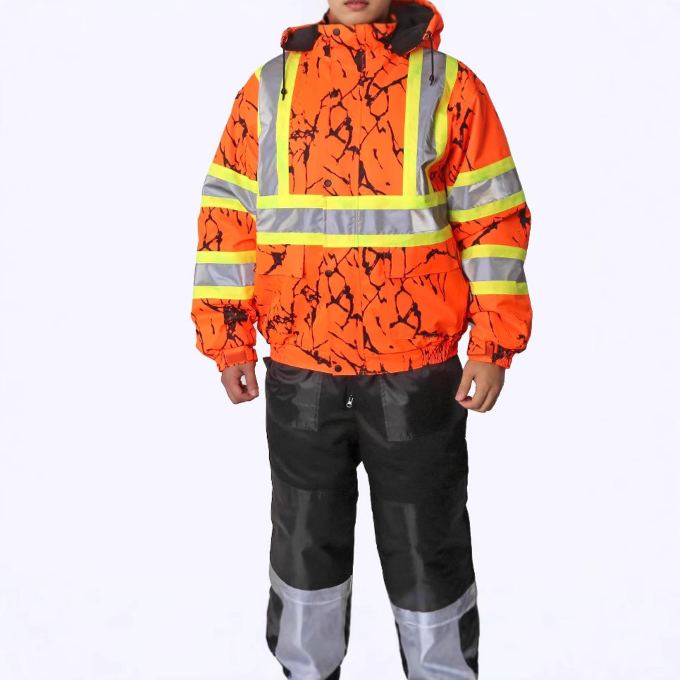 远帆劳保路政执勤警示反光连体工作服男汽修石油消防服高亮劳保服