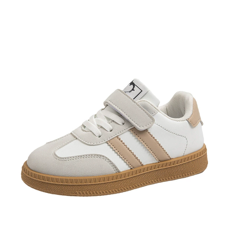 Children's sports shoes, demi-season non-slip sneakers for boys, footwear, white shoes, soft sole