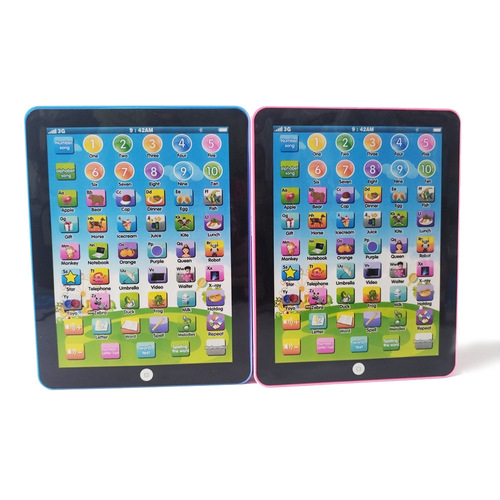 Cross-border hot selling English tablet learning machine tablet reading machine early education touch voice export IPAD educational toy