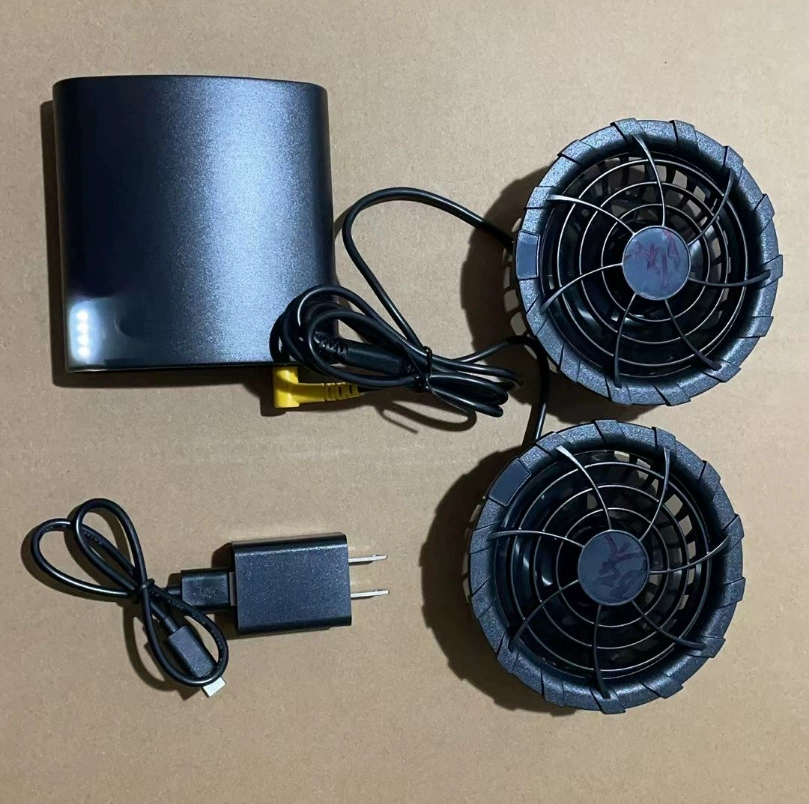 Ми электрический кондиционер 12 В вентилятор Аксессуары для батареи Куртка охлаждения Сварщик с зарядным устройством Аксессуары для одежды по страхованию труда