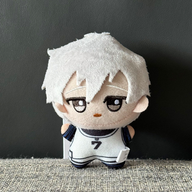 日本の青い刑務所ぬいぐるみペンダントサッカーリーグフォワード人形かわいいヌヌバージョン人形漫画バッグペンダント|undefined