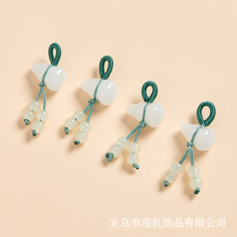 琉璃葫芦莲蓬樱花手串吊坠提溜串珠手链手工diy手绳编织饰品配件|undefined