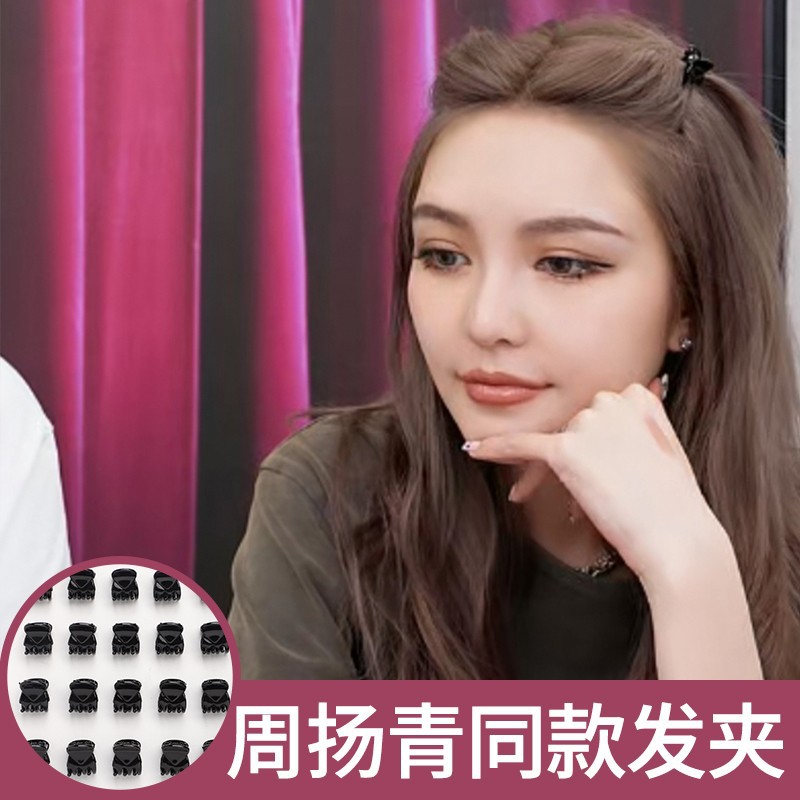 Mini hair accessory clip small size colorful hair clip for fixing hair forehead flyaway hair clip wholesale