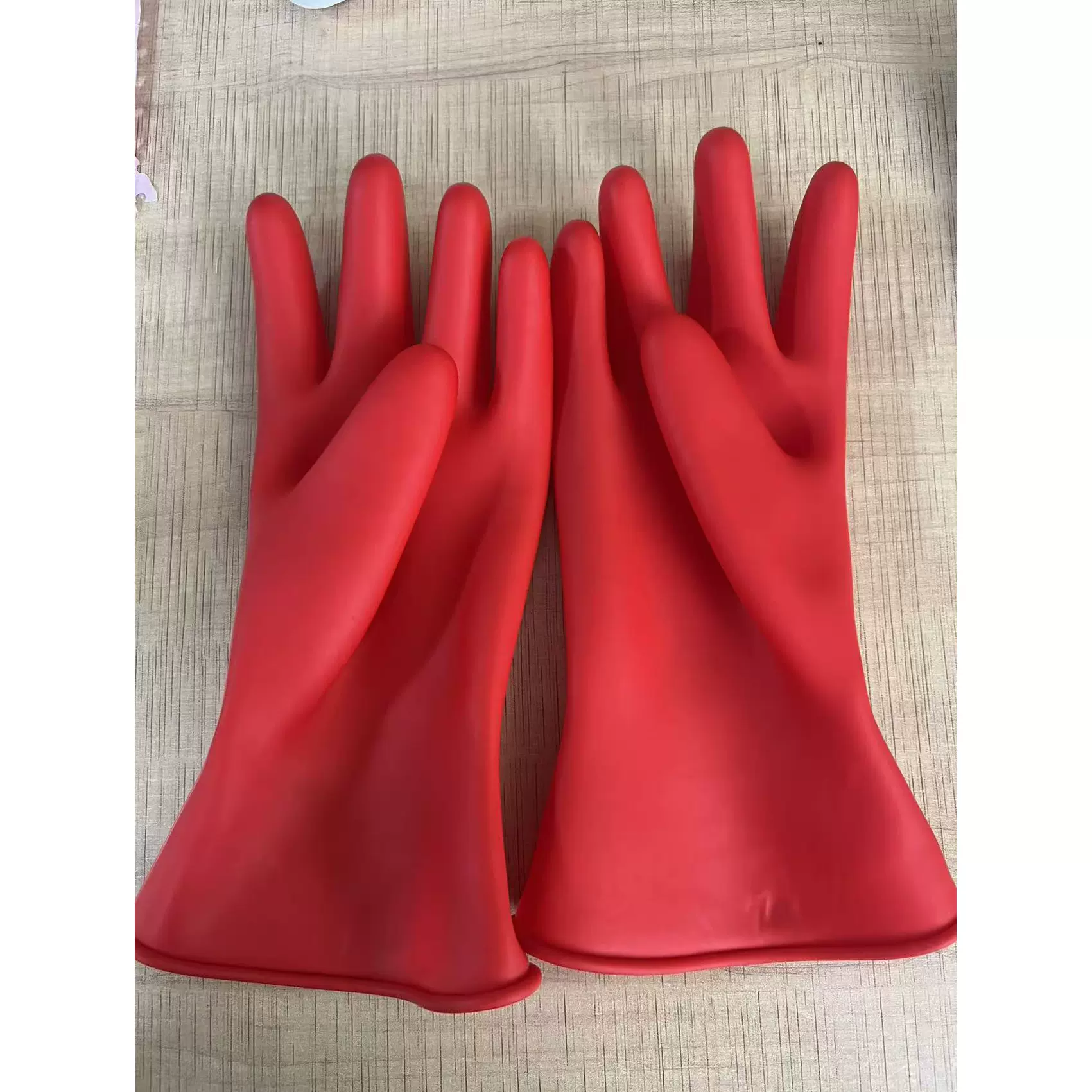 定制绝缘手套电工手套高压35kv橡胶绝缘手套10kv带电作业防电手套