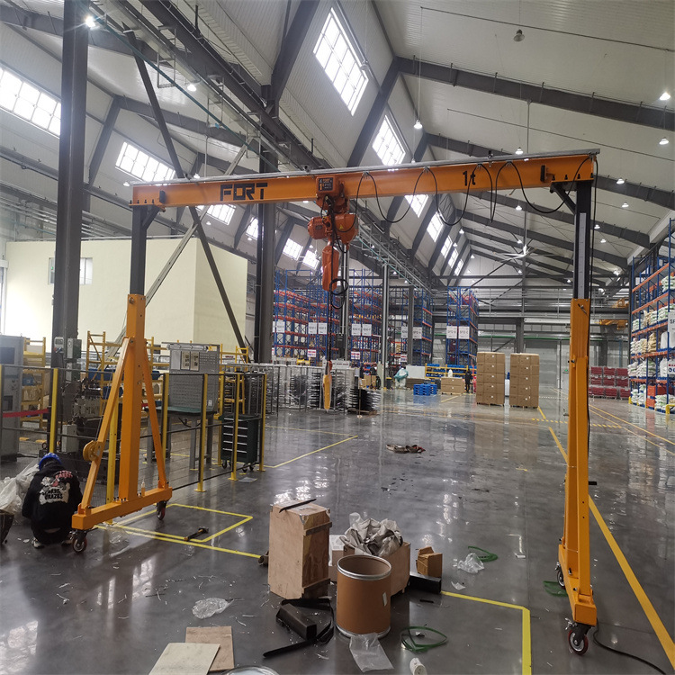 手推式可升降轻便携式可拆卸小型简易移动式龙门架 龙门吊