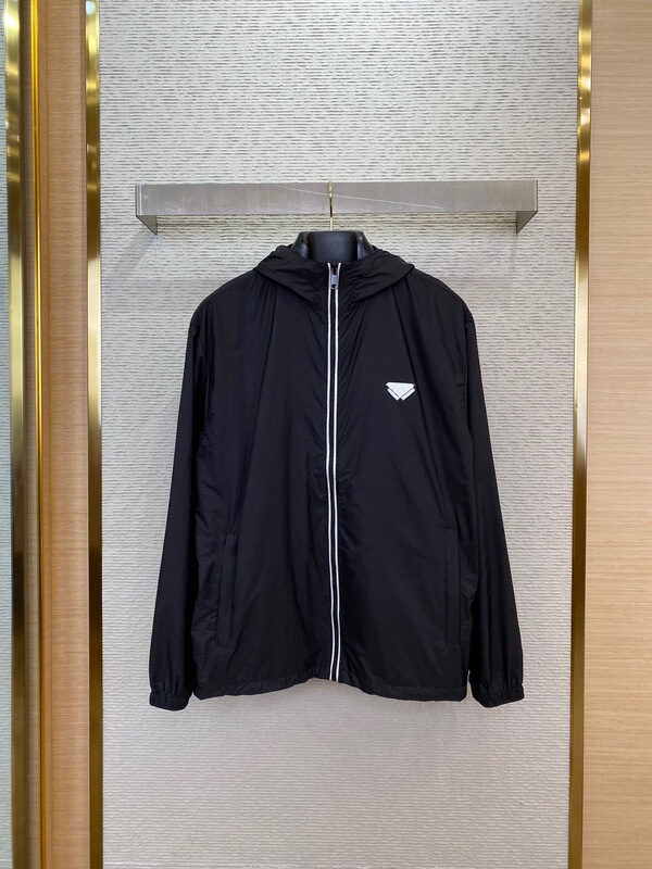 Correct Version in Stock High-Quality P Brand 25 New Lightweight Nylon Jacket Coat Fashion Versatile Unisex