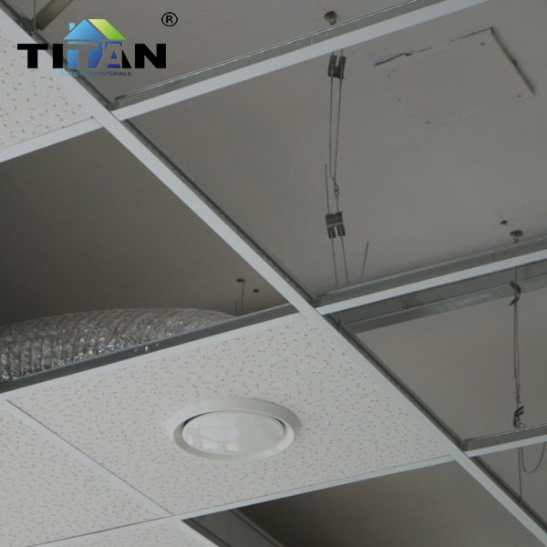 Mineral Fiber Ceiling Tablero de techo insonorizado Tablero de lana mineral ignífugo 12-15mm