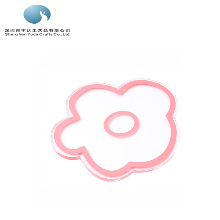 亚克力杯垫创意卡通花瓣家庭茶杯垫ktv酒杯垫亚克力餐厅咖啡杯垫