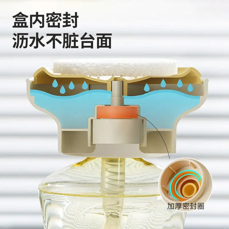 家用洗洁精按压器厨房水槽洗手液洗碗液按压器百洁布碗刷出液神器|undefined