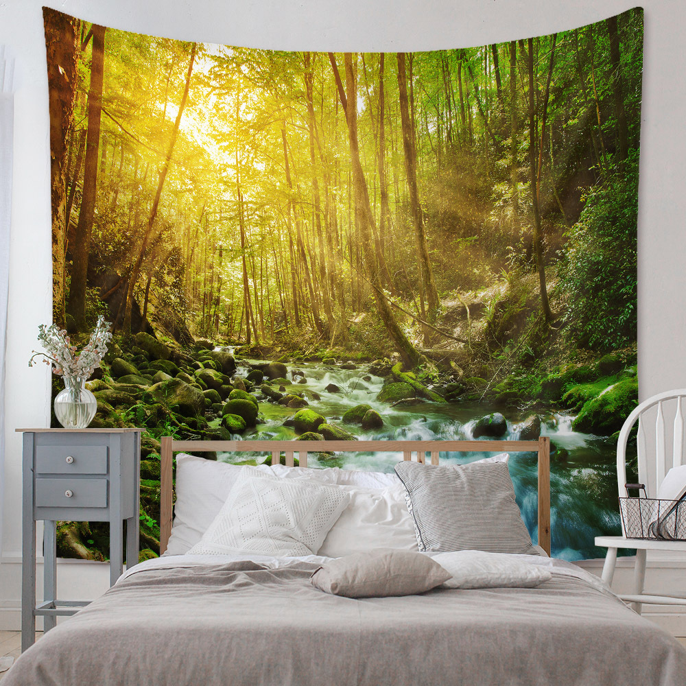 Fashion Landscape Wall Decoration Cloth Tapestry Wholesale Nihaojewelry display picture 135