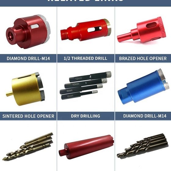 m10 ceramic brick drill bit concrete marble stone angle grinder hole opener sintered diamond reaming bit