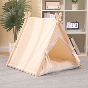 Cat Nest Pet Tent Kennel Removable and Washable Canvas Dog Tent Pet Nest Pet Mat Pet Supplies Wholesale