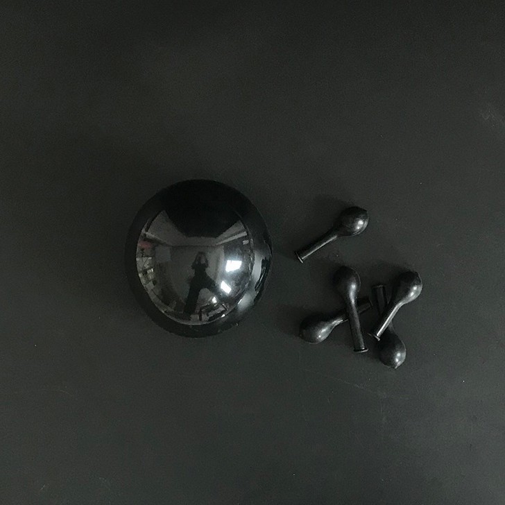 Engrosado redondo globo de látex de 5 pulgadas decoración de la sala de bodas arreglo de fiesta globo 1,2G globo de juguete de escena de cumpleaños