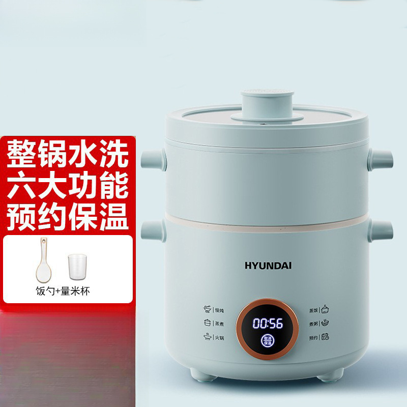 电煮锅多功能蒸煮炖一体锅迷你电饭煲1-2-3人小型宿舍火锅可预约|undefined