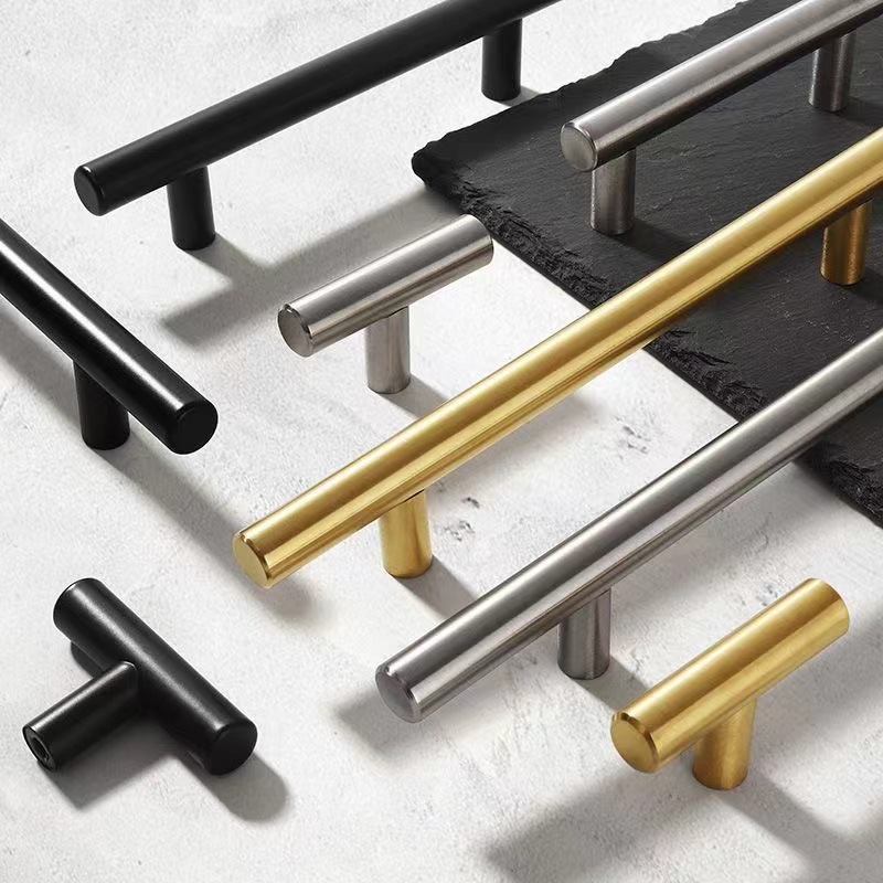 Golden Black Stainless Steel Cabinet Pull Hand Hand Wardrobe Door…