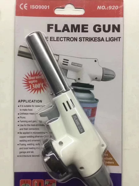 Cassette gas torch 920 white white 920 torch with ceramic ring