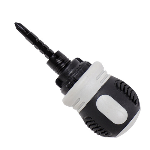 Wholesale two-way ratchet screwdriver, cross telescopic screwdriver, strong magnetic multi-purpose ratchet screwdriver