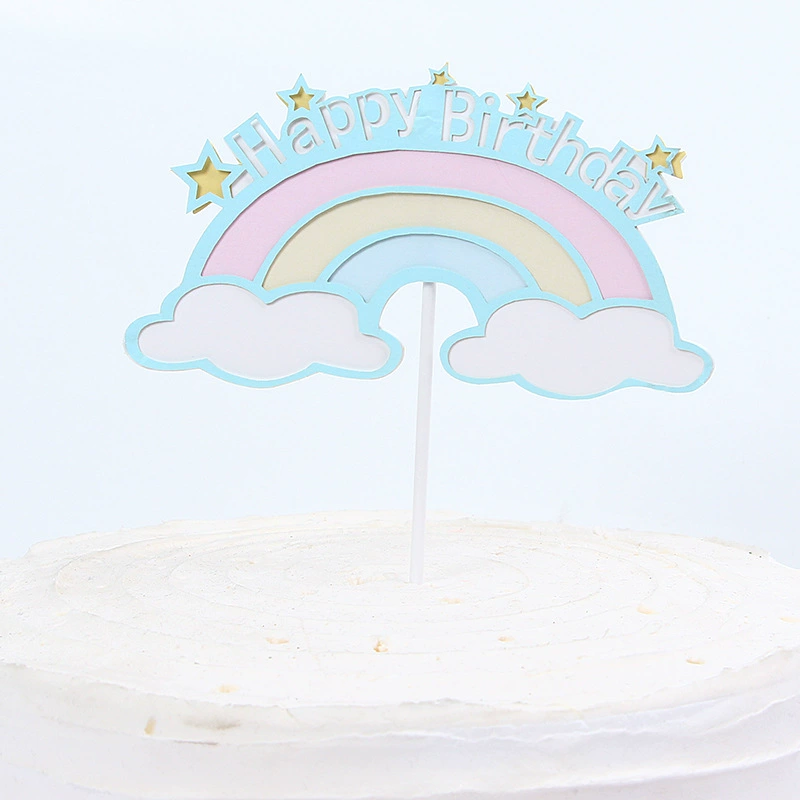 English Birthday Happy Cartoon Balloon HB Love Gift Box Birthday Happy Cake Account Crown Crown милые звезды