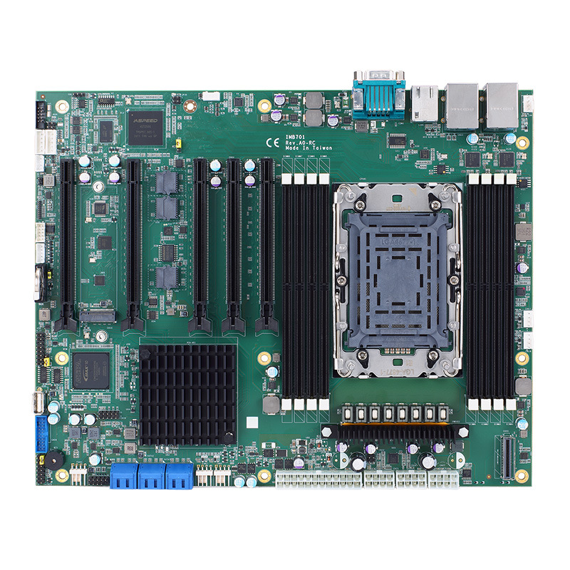AXIOMTEK艾讯科技IMB7014/5代C741芯片双网口IPMI内存工业级主板