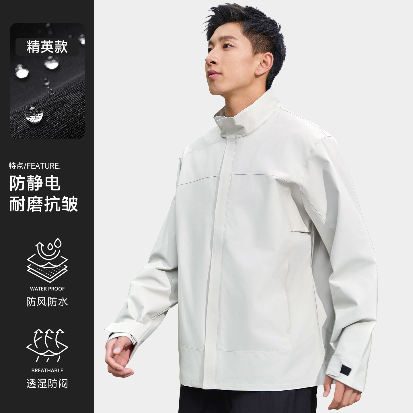 Ropa de trabajo de carga a prueba de viento, ropa de trabajo personalizada, logotipo de impresión, Oficina corporativa, ropa de trabajo del Grupo de empleados, chaqueta personalizada