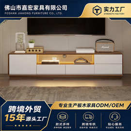 北欧风格轻奢创意设计师储物柜简约现代电视柜黑色家用客厅小户型