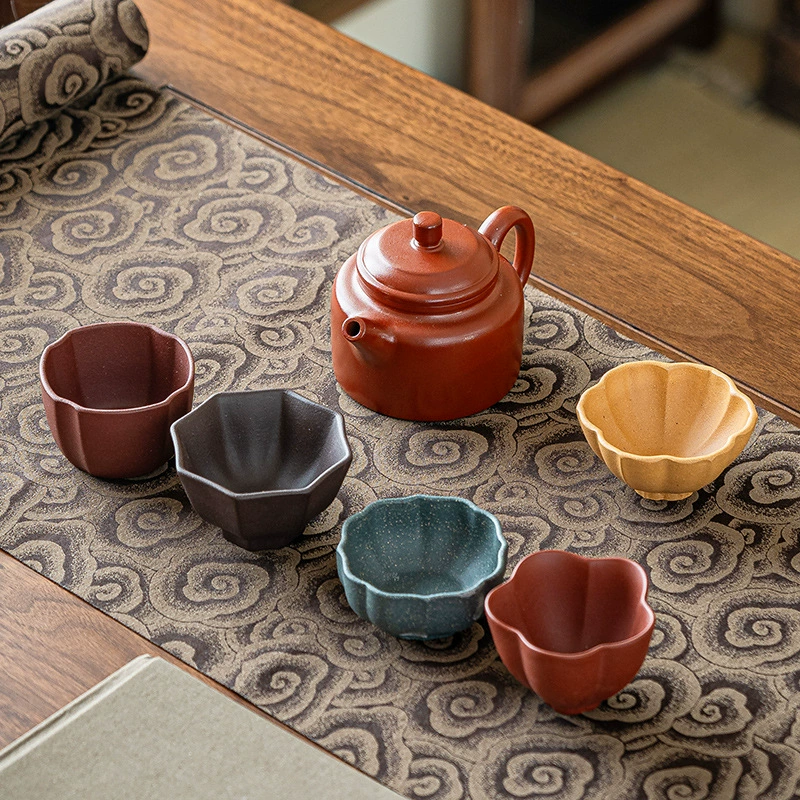 Retro high-end tea set, Birthday gift, light luxury style
