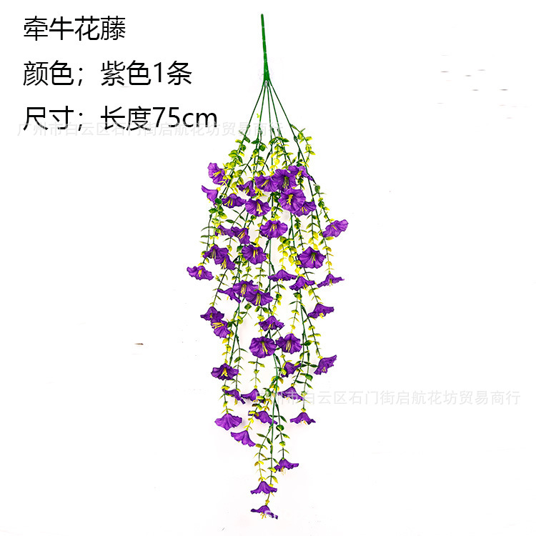 [보라색 + 나팔꽃 등나무]