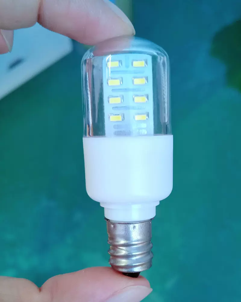 T22冰箱灯台灯壁灯双面发光220V电压E12小螺口双面发光16LED3014